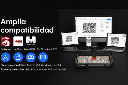 Grabadora Y Cortadora Laser Atomstack A20 Pro V2 Black