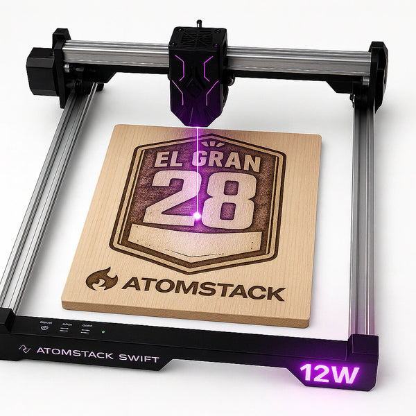 Grabadora Y Cortadora Laser Atomstack Swift 12w Pro 30x30
