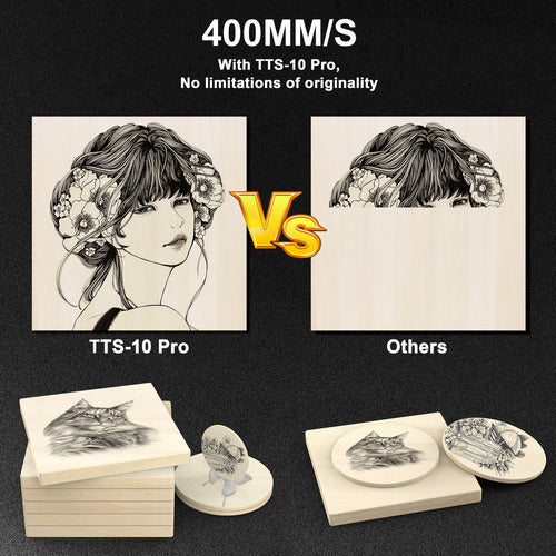 Grabadora Y Cortadora Láser Cnc Wifi Tts-10w Pro Two Trees