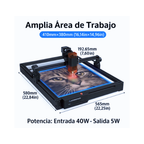Grabadora Cortadora Laser Atomstack A5 Pro V2 40w-41x38