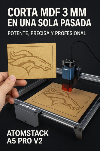 Grabadora Cortadora Laser Atomstack A5 Pro V2 40w-41x38