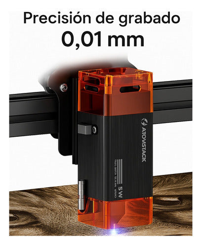 Grabadora Cortadora Laser Atomstack A5 Pro V2 40w-41x38