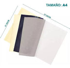 Papel Hectografico A4 Tattoo Para Termocopiadora . 100un