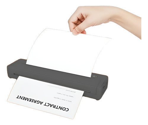 Papel Termico A4 Continuo Resma 100 Unidades Blanco