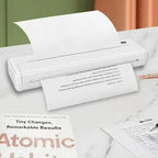 Papel Termico A4 Continuo Resma 100 Unidades Blanco