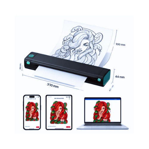 Impresora Térmica Portátil A4 Phomemo M08f Tatoo Bluetooth