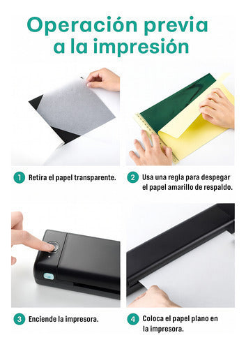 Impresora Térmica Portátil A4 Phomemo M08f Tatoo Bluetooth