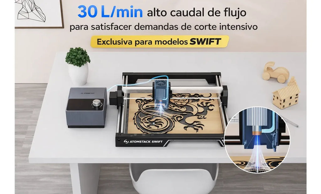 Bomba De Aire Atomstack F40 Para Modelos Swift