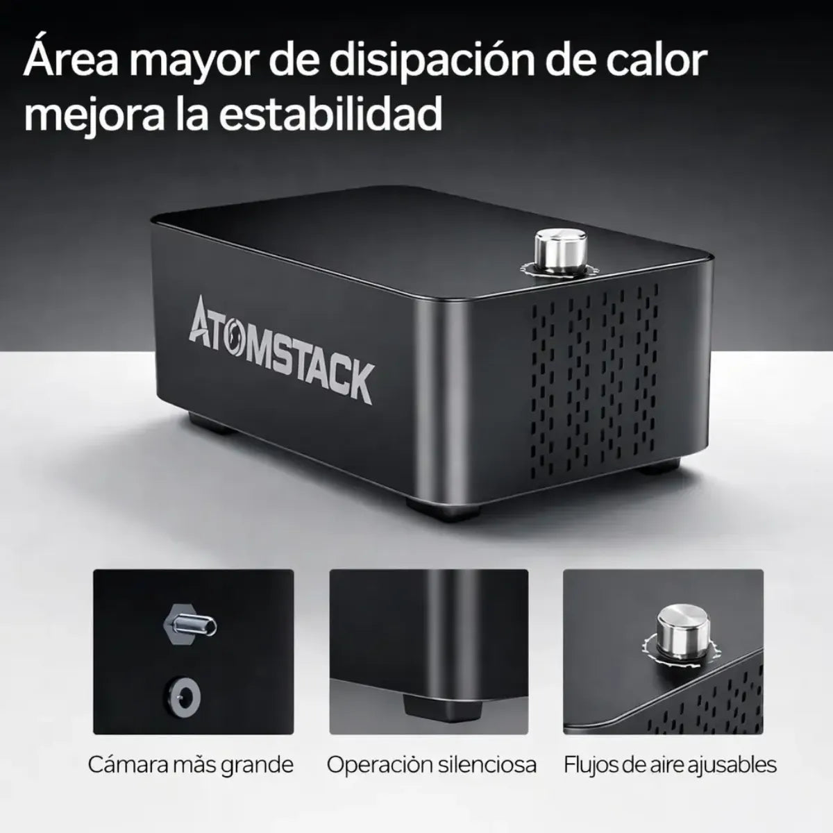 Bomba De Aire Doble Atomstack F60