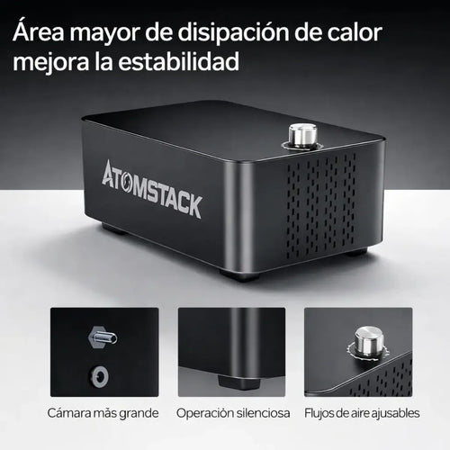Bomba De Aire Doble Atomstack F60