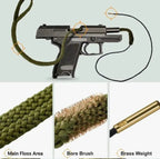 Cordon Limpieza Baqueta Pistola Revolver Boresnake 9mm .380