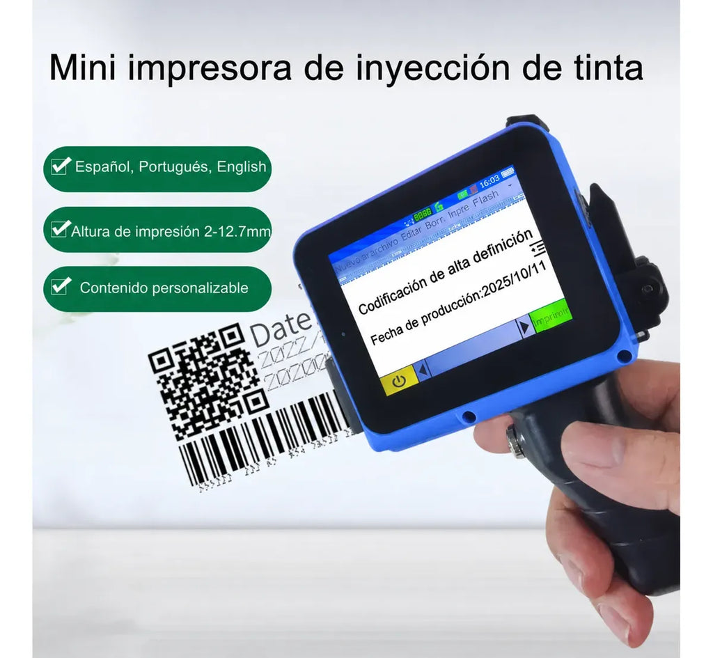 Impresora Codificadora Loteadora Fechadora Manual Eco