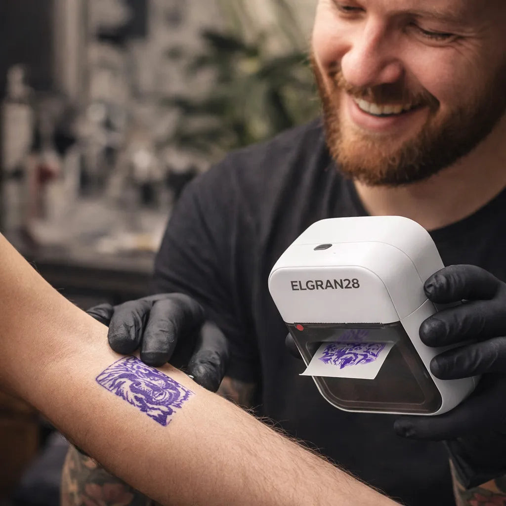 Impresora Termocopiadora Tattoo Mini Compacta 203dpi 11x5cm