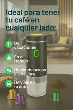 Maquina De Espresso Portatil Con Capsulas 3en1 Calient Agua