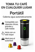 Maquina De Espresso Portatil Con Capsulas 3en1 Calient Agua