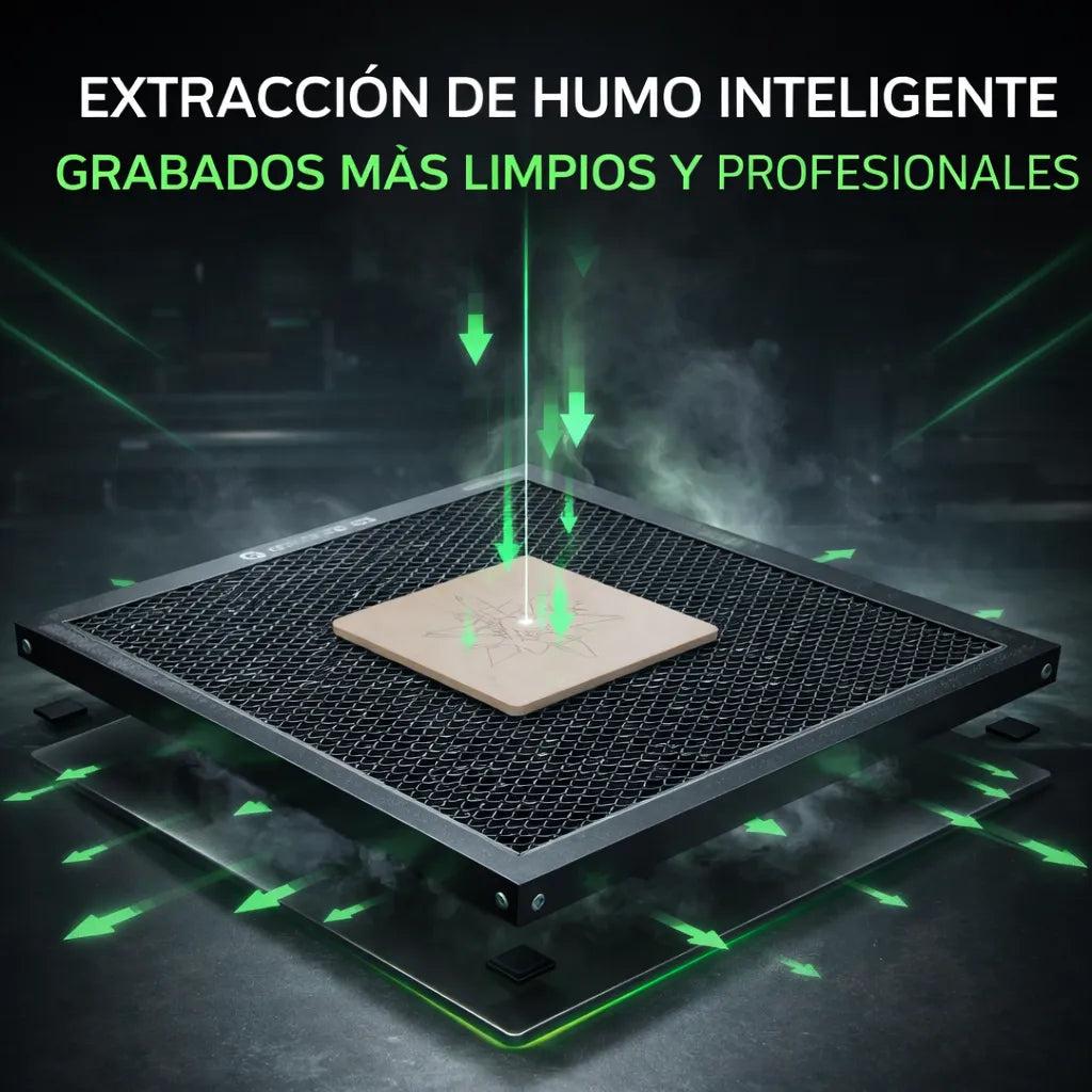 Panel De Abeja Grabadora Laser 40x40 Profesional Aluminio
