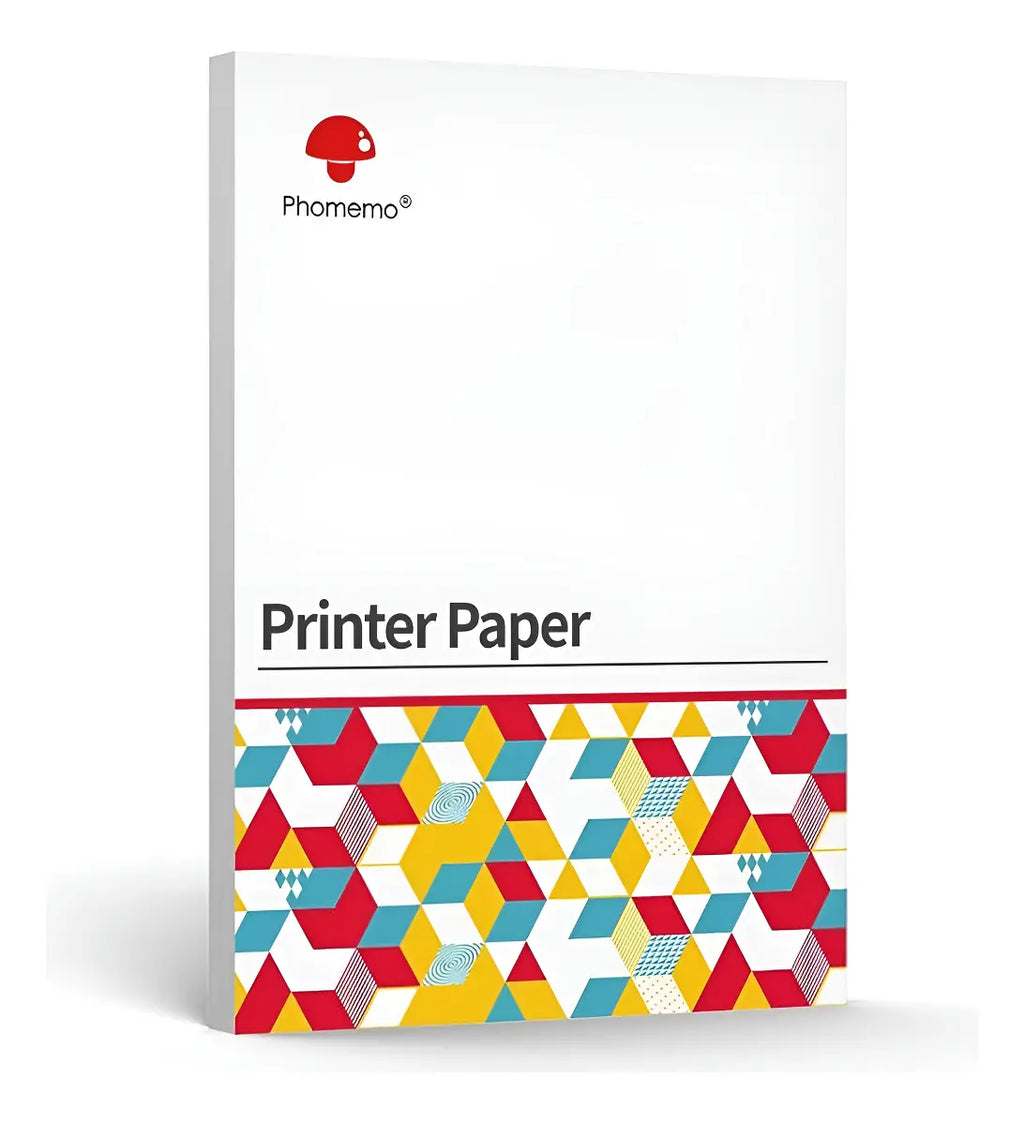 Papel Termico A4 Continuo Resma 100 Unidades Blanco