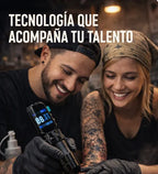 Pen Tattoo Blackbird Tm7705 Stroke Regulable Negro