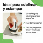 Plancha Estampadora Sublimadora Mini Portátil Freesub Blanco