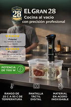 Sous Vide Cocina Circulador Térmico 30 Litros Al Vacio