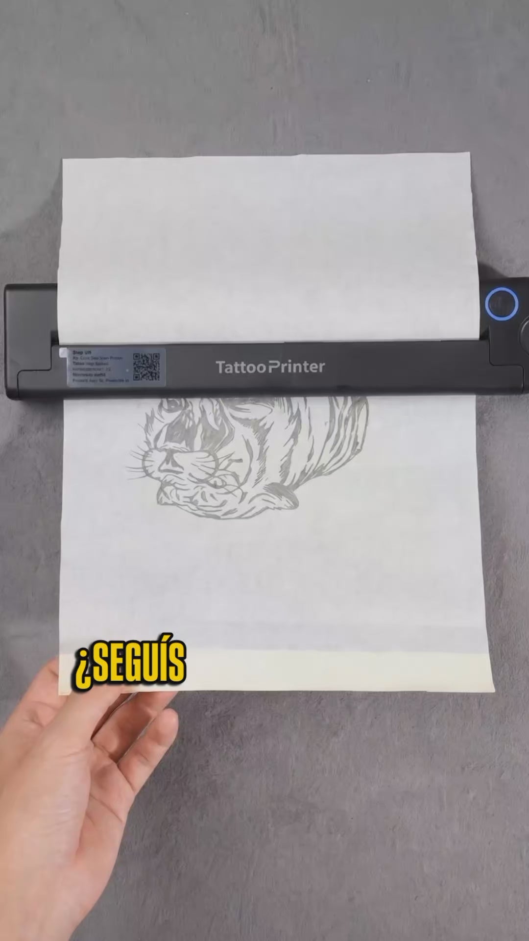 Impresora Termocopiadora Tattoo profesional 300 DPI